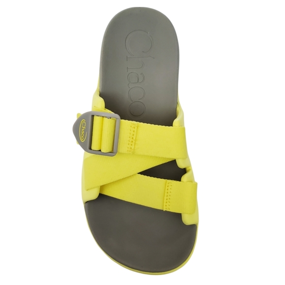 NWT Chaco chillos z straps slide sandals limelight yellow outdoor waterproof - Picture 8 of 14